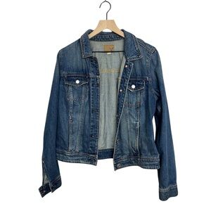 American Eagle Denim Jacket w/ Pockets Size L